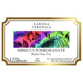Hibiscus Pomegranate Barley Orzo Tea (Single Serve K-Cup Pods) (12 pods, ZIN: 577781)