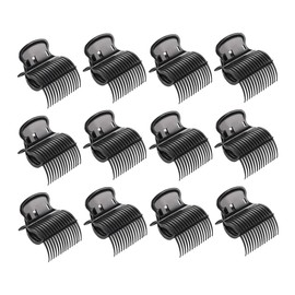 Leadigol 12PCS Hot Roller Clips, Hot Roller Clips for Hair Curler Claw Clip, Salon Hot Roller Barrette, Heat Resistance Hot Roller Clip Replacements for Hair Salon Daily Use