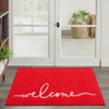 MWAZZLL Red Doormat Large Outdoor Indoor Non Slip Welcome Mats