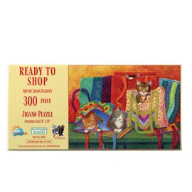 SUNSOUT INC - Ready to Shop - 300 pc Jigsaw Puzzle by Artist: Linda Elliott - Finished Size 18" x 24" - MPN# 31639