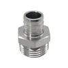 Fitvell Stainless Steel Garden Hose Adapter Fitting 3/4" PEX Barb