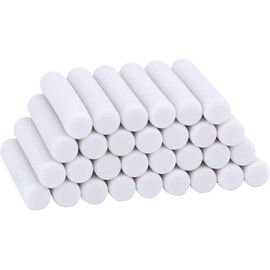 50pcs White Rubber Erasers Refills Erasers Refill Erasers Perfect for Sketching School or Office Nice Attractive for Standard Pencils (5 x 25mm)