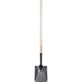 Corona Clipper SS27000 16 Gauge Tempered Steel Square Shovel with 48-Inch Wood Handle