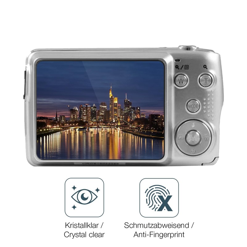 dipos I 2x Screen Protectors 9H Clear Compatible with Agfa