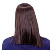 SWACC 14-Inch Short Straight Middle Part Hair Wig Medium Length