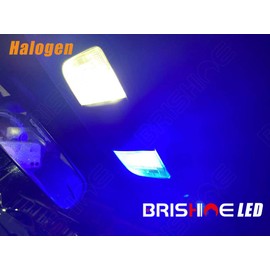 BRISHINE Blue Interior LED Lights Kit for Dodge Ram 2009 2010 2011 2012 2013 2014 2015 2016 2017 2018 Super Bright LED Interior Light Bulbs Package + License Plate Lights and Install Tool