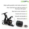 KINGCARP FREESPOOL Size 50 Rear Drag Fixed Spool Single Bearing