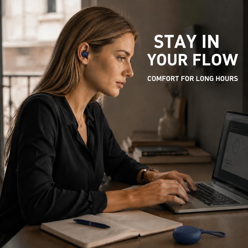 Mulbijeo Ear Plugs for Sleeping, 1 Pair, Effective Noise Reduction,