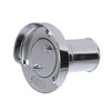 Seachoice Deck Mount Gas Fill Plate w/Cap, Chrome-Plated Zinc, Includes