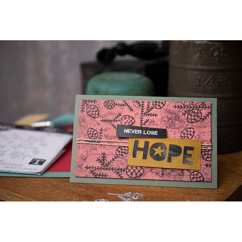 Sizzix Thinlits Dies By Tim Holtz 13/Pkg-Pine Patterns -666070