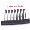 10pcs Steel Tooth Wig Comb Clips for Lace Wigs Durable