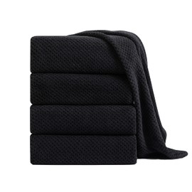 Extra Large Bath Towel Sheet Set 35x70 Inches - Oversized Bath Towels Set, Large Microfiber - Quick Dry,Lightweight,Super Soft,Highly Absorbent Towel Set for Bathroom,Hotel,SPA,Pack of 4(Turquoise)