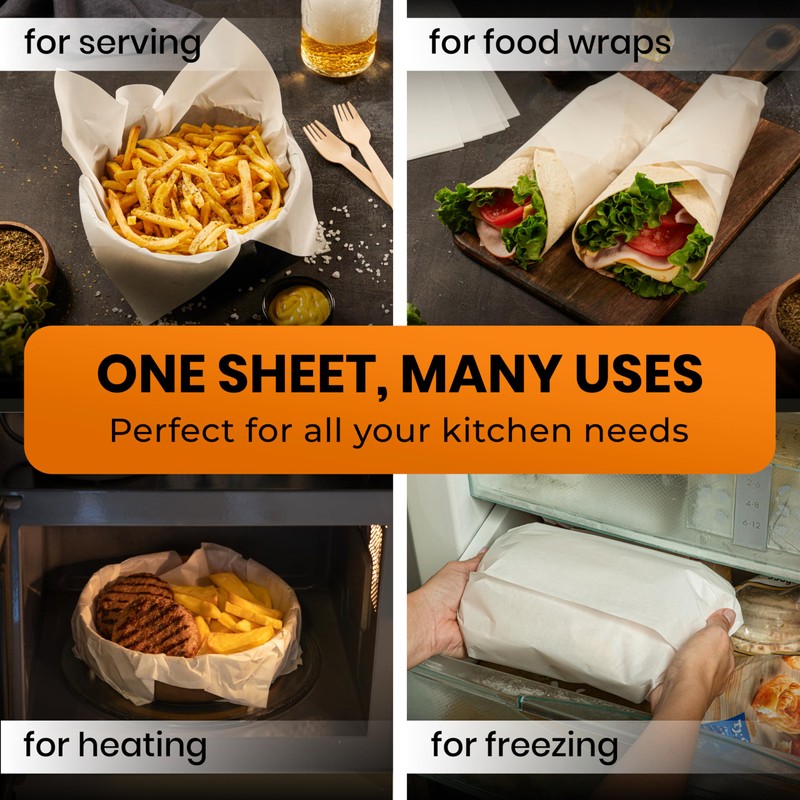 220 Pcs 12x16 In Parchment Paper Sheets by Baker's Signature