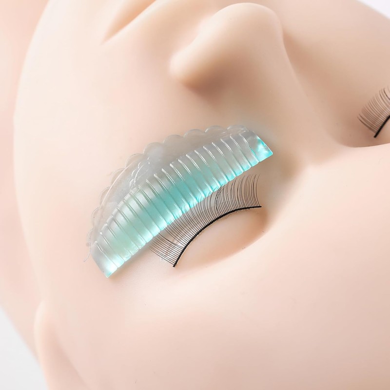 4 pares de herramientas para permanente de pestañas, Transparent Eye