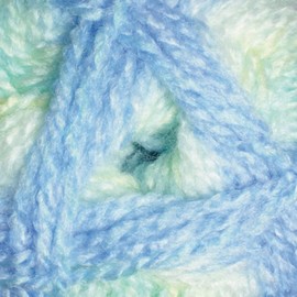 James Brett Baby Marble DK Knitting Yarn Soft Double Knit Wool 5 x 100g (Blues Green Yellow - BM25)