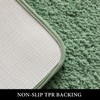 MIULEE Extra Thick Non Slip Bathroom Rug Shaggy Soft Bath