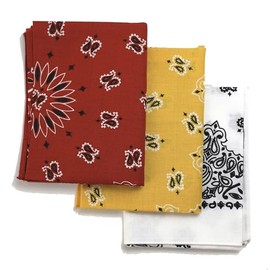 Colter Co. Football team colors - Paisley bandana 3 pack (San Francisco)