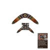 Banksia Glen Large Boomerang Fine Dots Design – 28cm