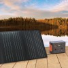 Solmount 120W Foldable Solar Panel Mono Power Station with Kickstand