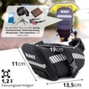 RAVE Bicycle Saddle Bag Strap L 1.2 Litres – Tool-Free
