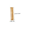 Vaguelly 10pcs Portable Bamboo Hair Comb Detangling Brush Openwork Comb