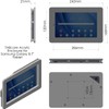 TABcare Anti-Theft Acrylic VESA Enclosure for Galaxy TAB A E