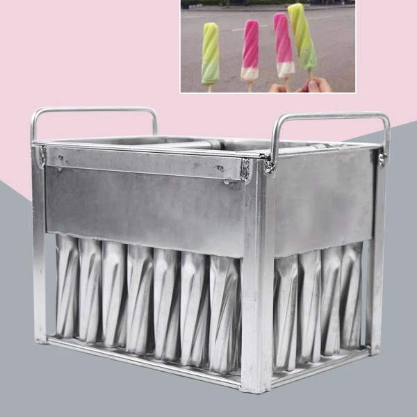 Unbranded Stainless Steel 5 Slot Ice Cream Pop Mold Ice