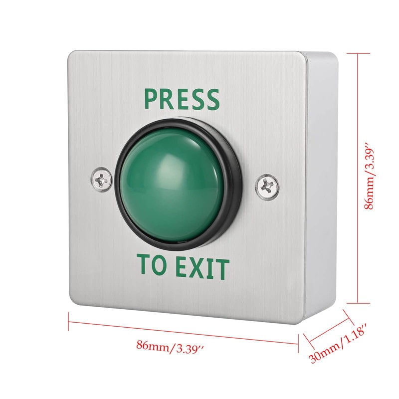 Push to Exit Button for Door Access Control Big Press