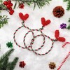 25Pcs Christmas Garland Ties Flexible Decorative Twist Ties, Reusable and