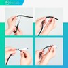 Hicab Spiral Cable Sleeve 4-50 mm 10 m Black Cable