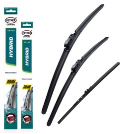 Heyner Germany Hybrid Set Of 3 Windscreen Wiper Blades 24"16"ST 10"S Fits VW UP 2011-onwards HH2416ST10S