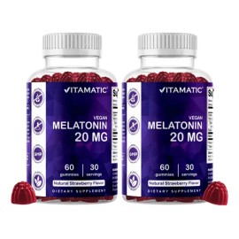 Vitamatic Melatonina Gummies 20mg Para Adultos 60 Unidades