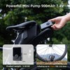 Electric Mini Bike Pump with Gauge, Schrader and Presta Valve