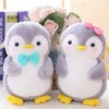 OUKEYI Penguin Plush Pillow, Kawaii Penguin Stuffed Animal Toy Cute