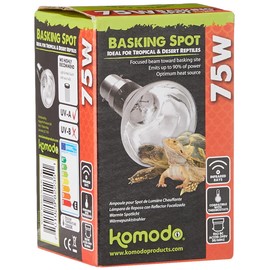 Komodo 75 Watt Basking Spot Bulb, color may vary