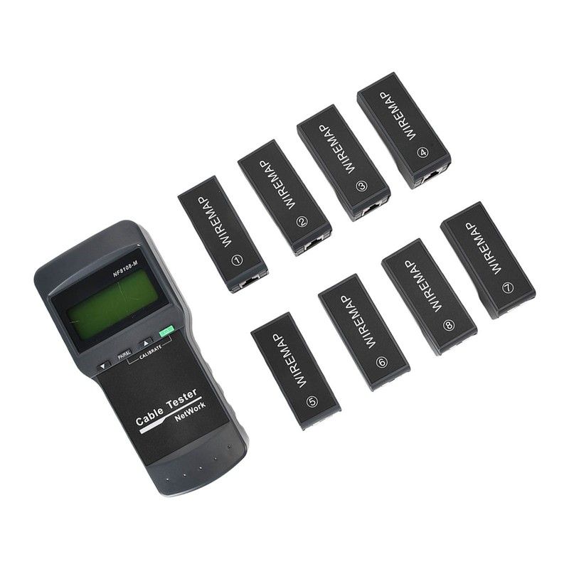 F‑8108‑M LCD Display Network Cable Length Tester Cable Wire Fault