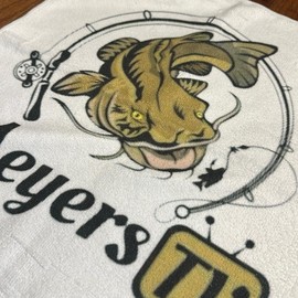 Meyers TV Fishing Slime Towel/Bait Towel 16x16inch - Soft and Absorbent - Quantity: 3