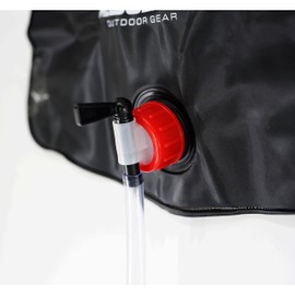 GEEZY Solar Shower Bag Outdoor Picnic Hiking Travel Shower Head Portable Camping Hot Water Bath Folding