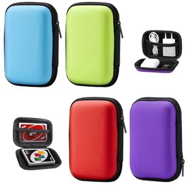 Fonyiunce Set of 4 Playing Cards Box, Card Game, Waterproof, Robust Card Box for Playing Cards, Card Box, Playing Cards, Storage Box, Playing Card Case, for Boys or Girls