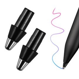 REEYEAR Replacement Tips Set fits for Remarkable Paper Pro Maker Pen, 2 Pack No Wear Out Titanium Alloy Tips, Durable Nibs, Fine Point Design for Precise Writing, Long-Lasting (Not for rM1/2)