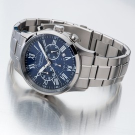 Gigandet Vernissage Men's Analogue Wrist Watch Quartz Chronograph Silver Blue G47-001