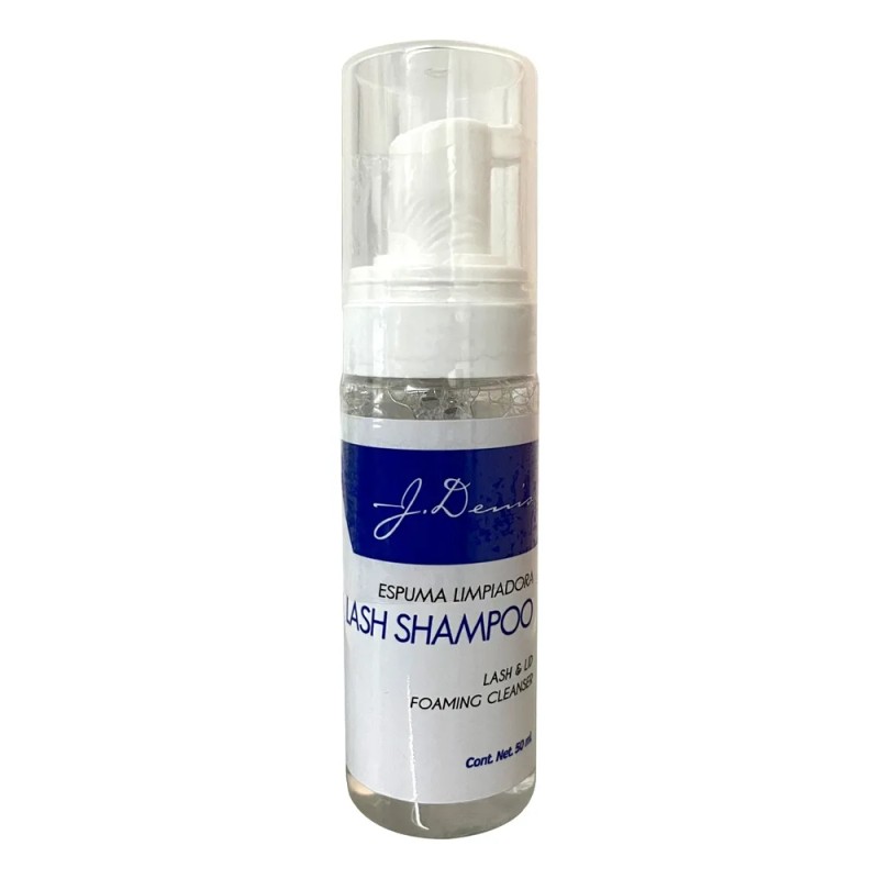 Lash Shampoo Limpieza Profesional J Denis Para Pestañas Mink Transparente