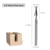 CNC Router Bits 1/8" Shank CNC Bit End Mill Flat