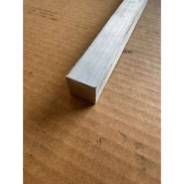 USA 1" X 1" Aluminum Square 6061 Bar x 20"