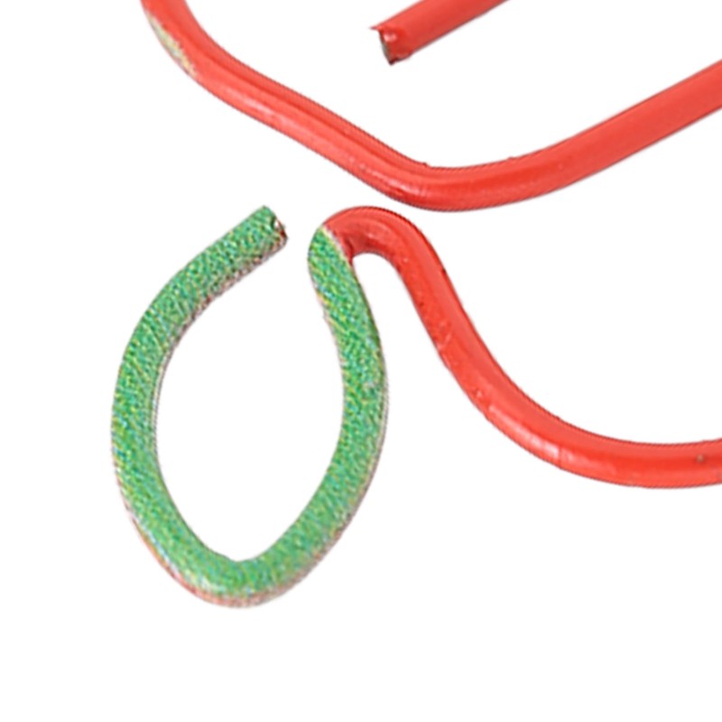 100pcs Cute Paper Clips Rust Proof Plating Prevent Slip Decorative