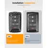 Hoolcar Key Fob Cover Case Key Holder Shell Remote Control