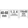 Yato Professional brake piston reset with ratchet function, 40-68 mm,