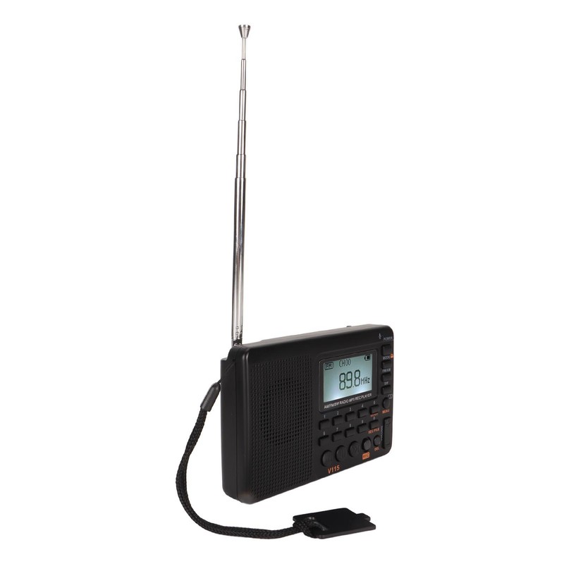 Full Band Recording Radio FM AM MP3 Player LCD Backlight