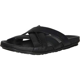 NAOT Footwear Men's Anegada Sandal Jet Black Lthr 10 M US