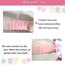 Flower Jelly Lippenstift Set, 6 Stück Farbwechselnder Lippenstift Kit, Magic Temperature Color Change Lipstick, Langanhaltende Feuchtigkeitscreme Lippenbalsam, Wasserfest, Natürlich Clear Lippenpflege